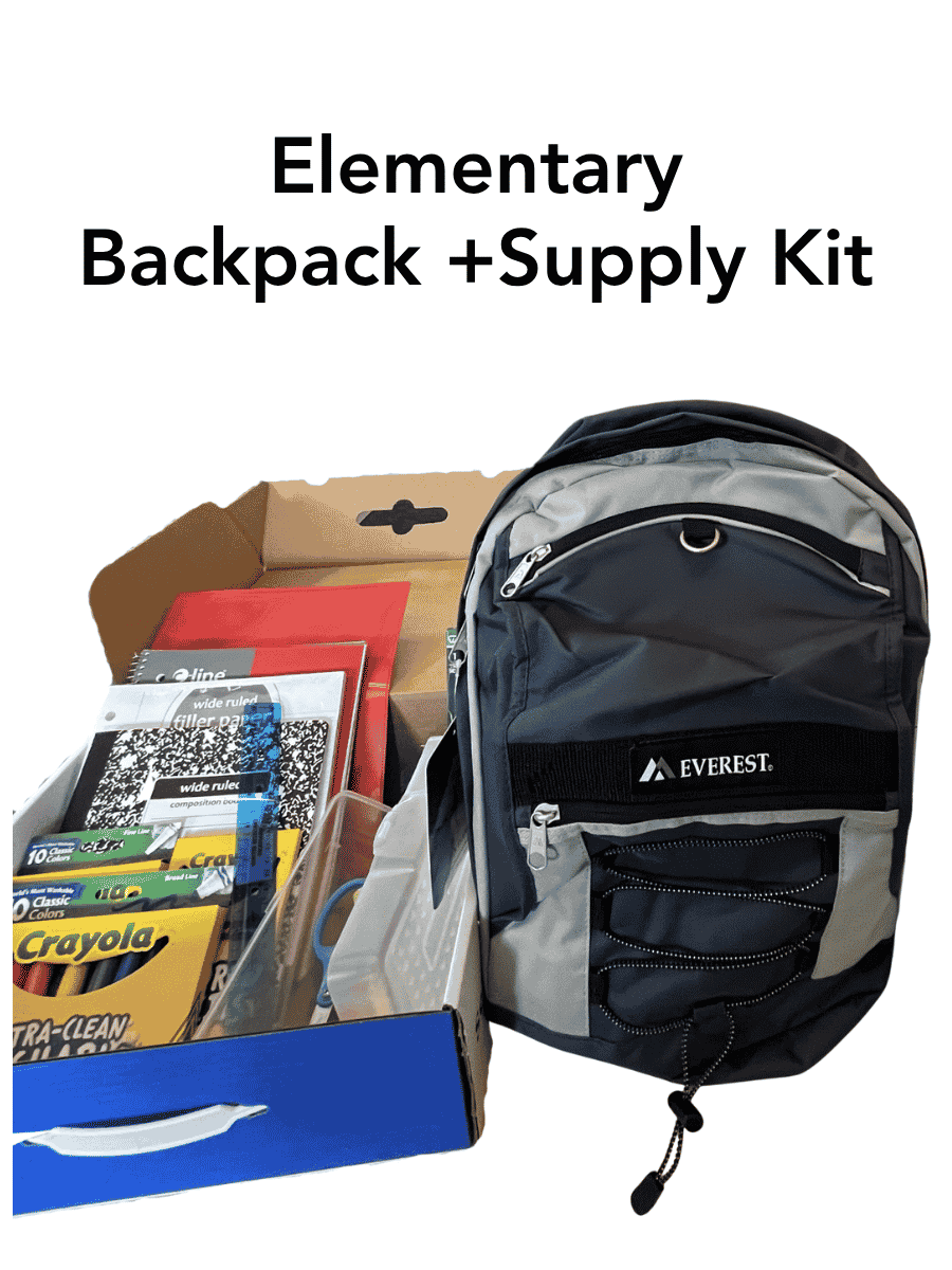 Elementary Backpack + K-5 School Supply Kit