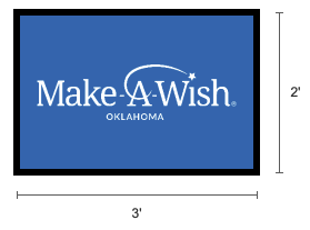 2'x3' Make-A-Wish Welcome Mat