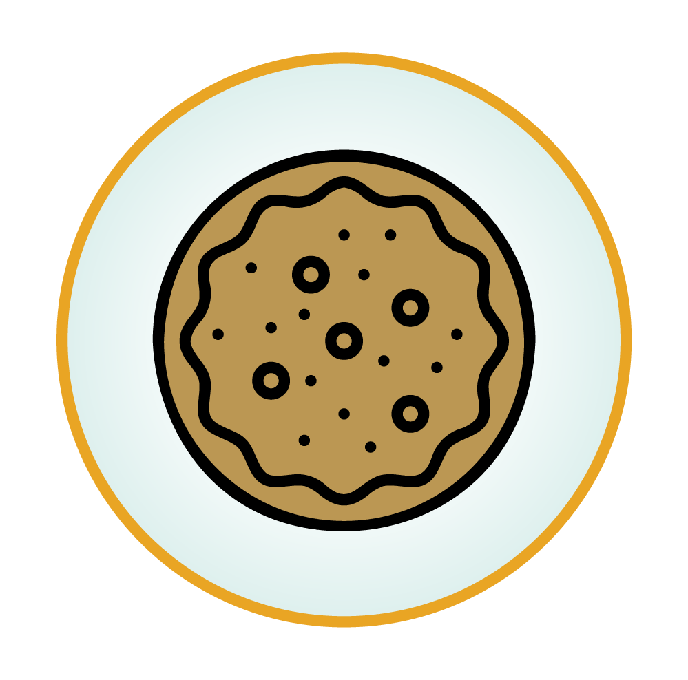 Chocolate Chip Cookie Cake - Chocolate Frosting
